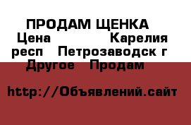 ПРОДАМ ЩЕНКА › Цена ­ 15 000 - Карелия респ., Петрозаводск г. Другое » Продам   